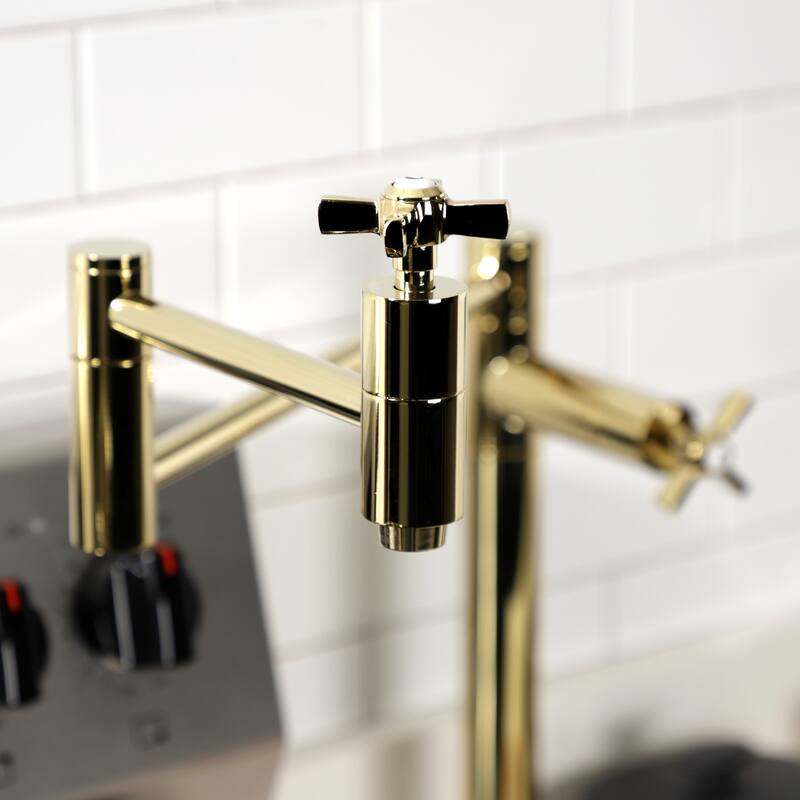 Millennium Two-Handle 1-Hole Deck Mount Pot Filler Faucet
