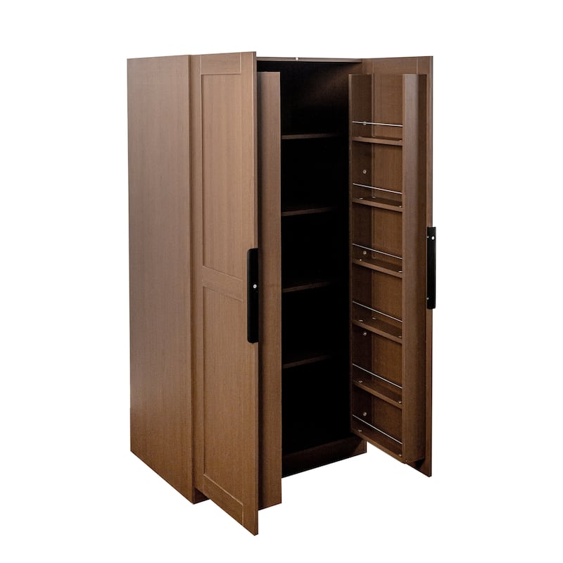 63 Inch Freestanding Kitchen Pantry Cabinet with Doors, Shelves for Dining & Living Room