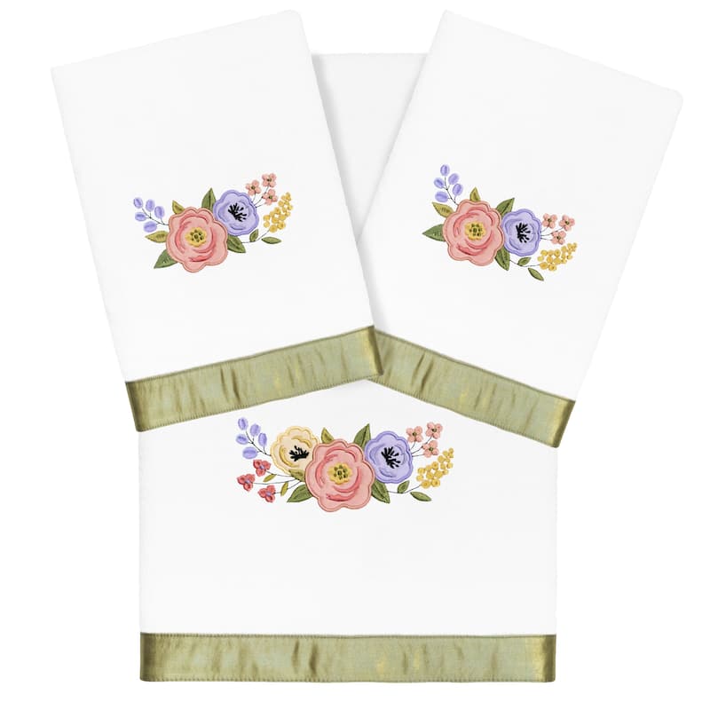 Authentic Hotel and Spa Turkish Cotton Verano 3PC Towel Set - White