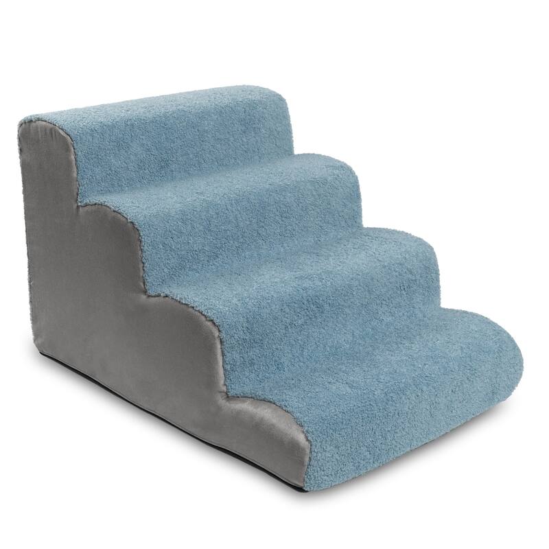Dubb Pet Steps - Soft Foam Stairs for Cats and Dogs - 3 Stairs & 4 Stairs