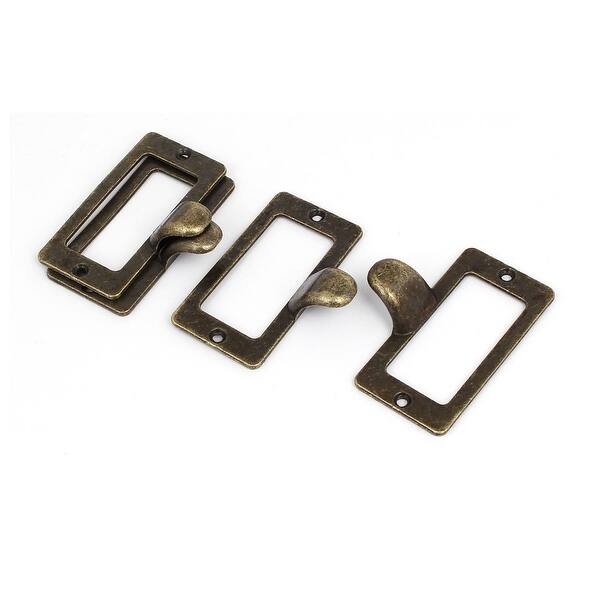 Shop Office Library File Cabinet Tag Frame Label Holder Pull Handles 59mm X 31mm 4pcs Overstock 17600503