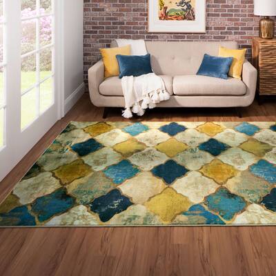 Mohawk Home Hamilton Geometric Tile Area Rug