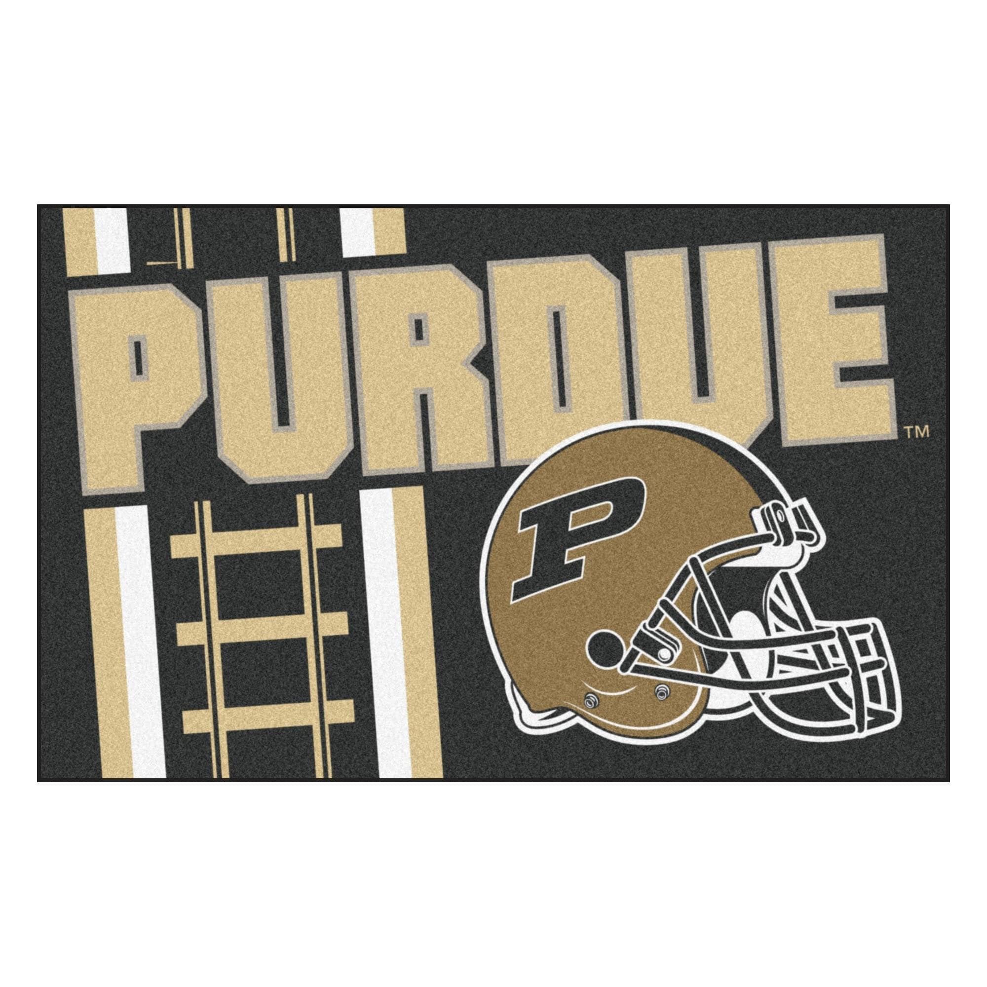 Shop Purdue University Custom Logo Starter Rug Free Shipping On Orders Over 45 Overstock 20552981