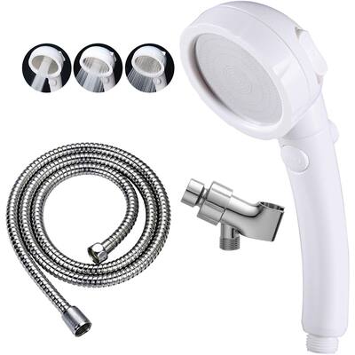 High Pressure Handheld Shower Head with ON/OFF Pause Switch, 3 Spray Modes