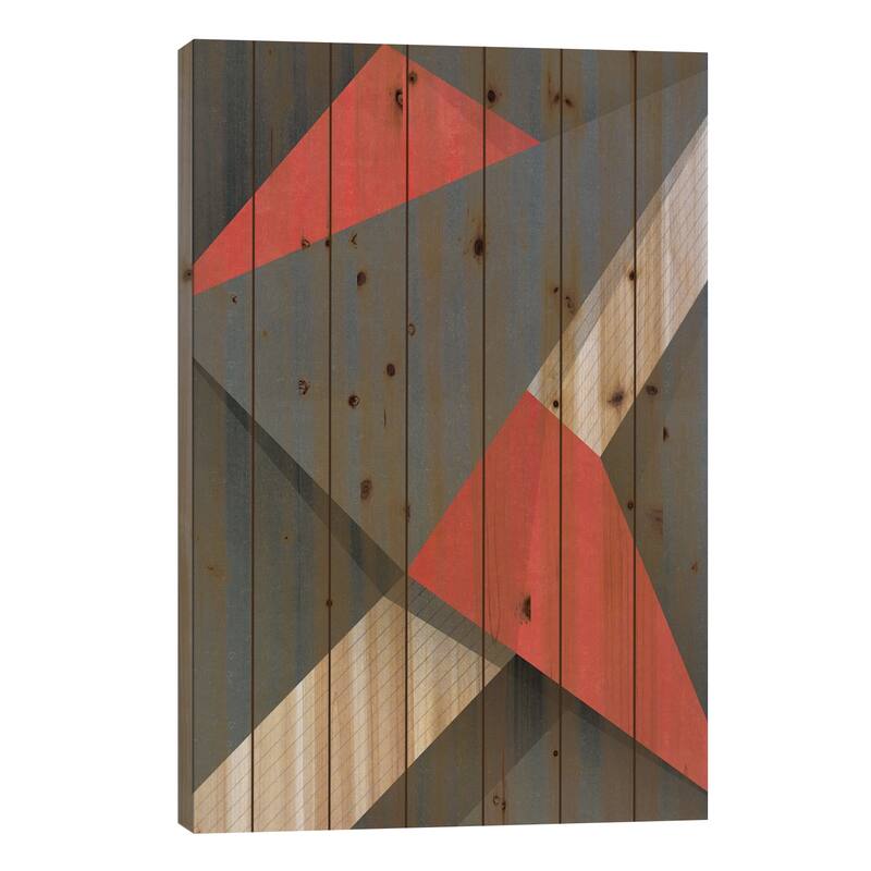 Projections Print On Wood by Tracie Andrews - Multi-Color - 26x18x1.5