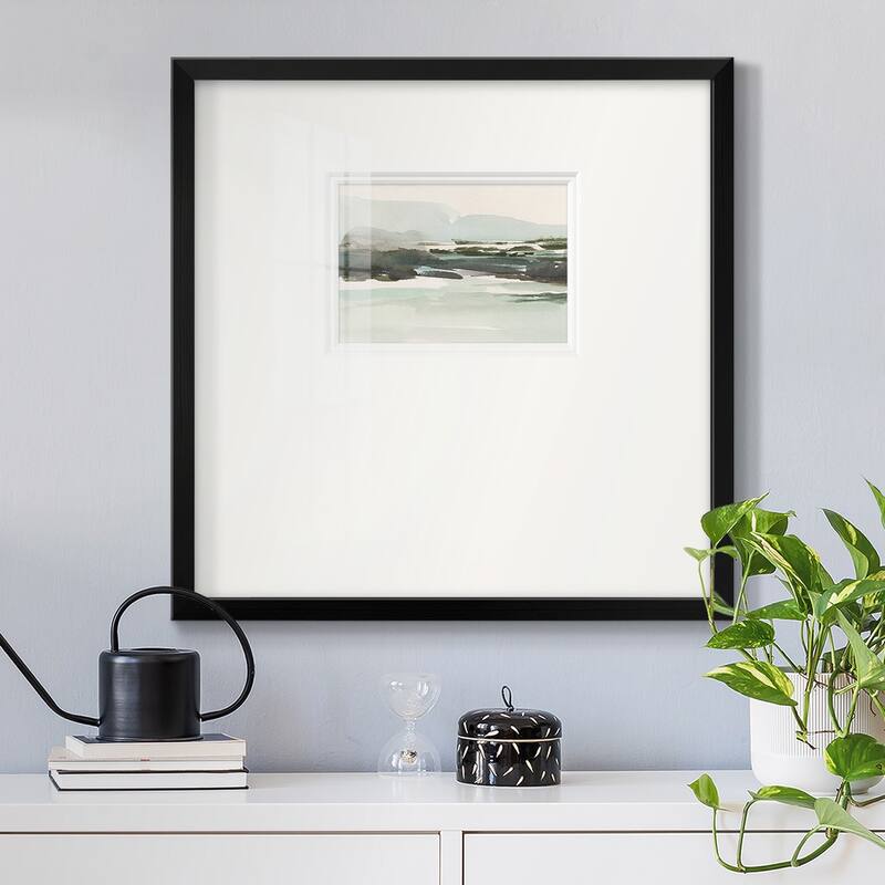 Turquoise Marsh IPremium Framed Print