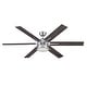 preview thumbnail 9 of 10, 56" Honeywell Kaliza Indoor Modern Ceiling Fan with Remote, Pewter