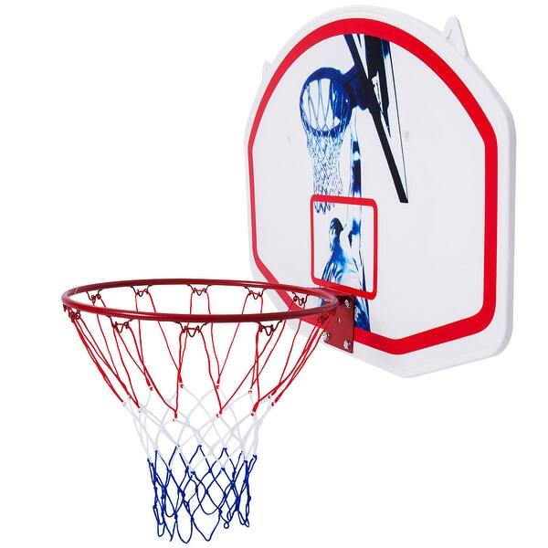 Shop Gymax 35 X 24 Wall Mounted Mini Basketball Hoop