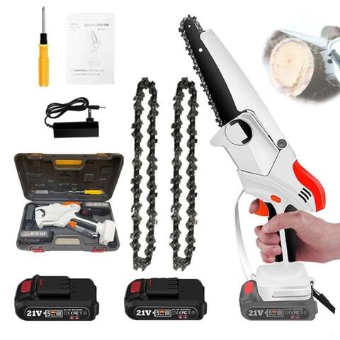 Mini Chain Saw6-Inch Mini Chainsaw with 2 Battery