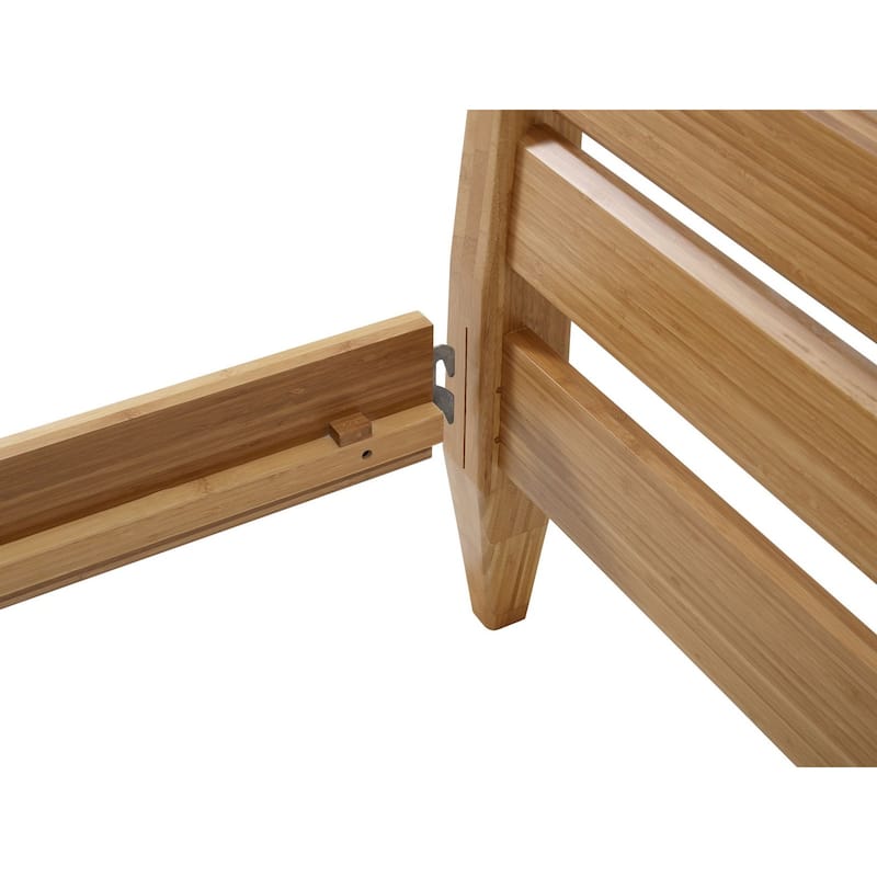 Tristan King Platform Bed, Golden