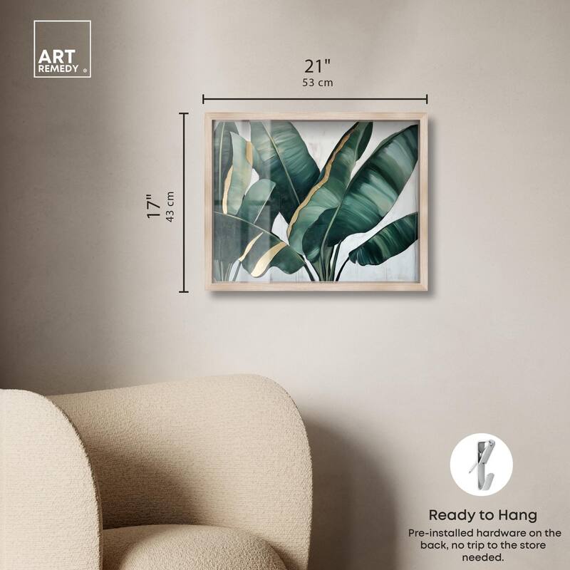 Jungle Jewel Jade I Shadowbox by Art Remedy