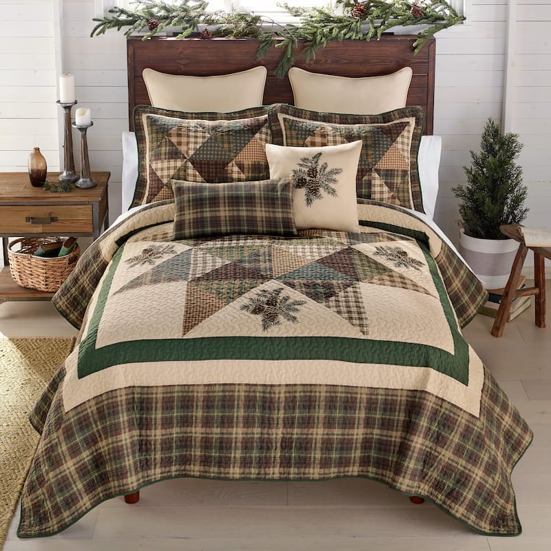 Donna Sharp Pine Star Cotton Pieced Quilt Collection