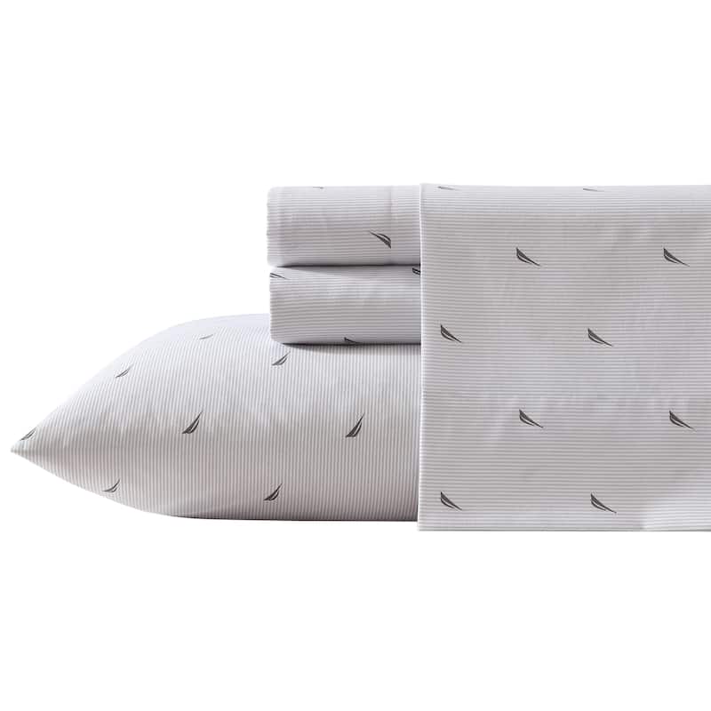 Nautica Comfort Cove Washed Printed Sheet Set