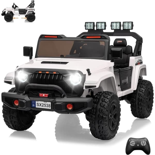 slide 2 of 35, 24V 2 Seater Electric Ride On Car for Kids with Remote Control