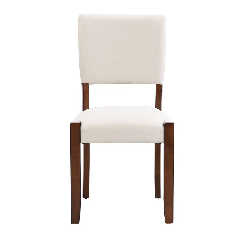 5-Piece Modern Dining Set with Rectangular Table & Chairs