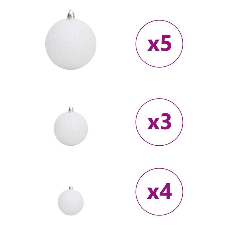 vidaXL Christmas Tree Party Decoration Artificial Slim Tree with Stand PVC