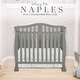 preview thumbnail 3 of 6, Dream On Me Addison 4-in-1 Convertible Mini Crib, Cool Grey