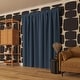preview thumbnail 40 of 122, Sun Zero Oslo Theater Grade Extreme Total Blackout Rod Pocket 1-Piece Curtain Panel, Single Panel