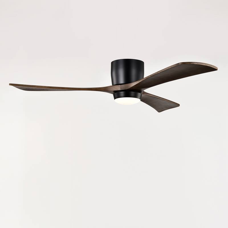52" Ceiling Fan with Lights Remote Control,Quiet DC Motor 3 Blade Ceiling Fans 6 Speed Levels,Reversible Ceiling Fan