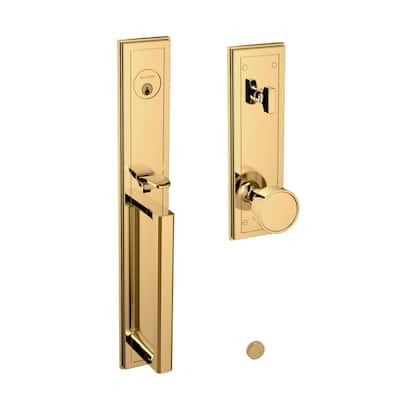 Baldwin Hollywood Hills Full Plate Single Cylinder Door Handleset with