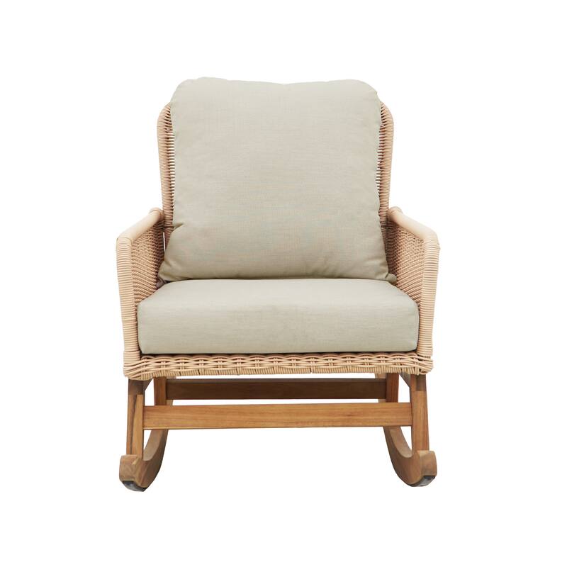 Christopher Knight Home - Outdoor Seating Set PE Rattan Rocking Chair