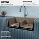 preview thumbnail 36 of 53, Karran Top Mount Double Equal Bowl Quartz Kitchen Sink - 33" x 22" x 9" - 33" x 22" x 9"