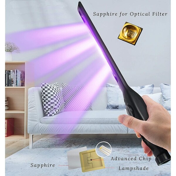 UV Light Sanitizer Wand Ultra Powerful Ultraviolet UVC Clean Lamp Rechargeable and Portable for Home and Travel Bed Bath Beyond 34140389