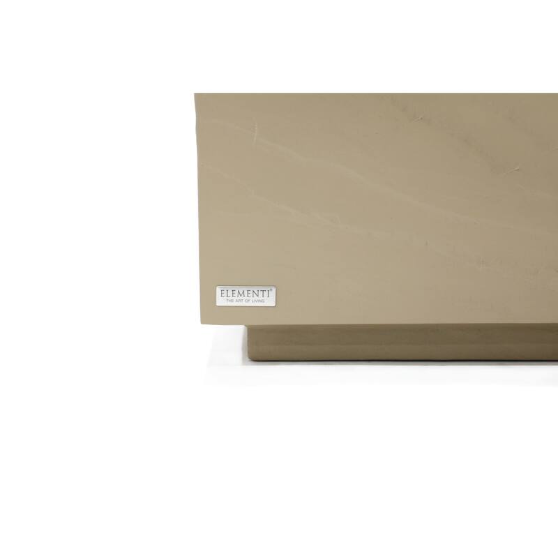 Elementi Home Colorado 34" Square Concrete Coffee Table - 33.9 X 33.9 X 16