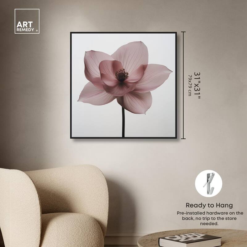 Silken Sepals Canvas by Art Remedy
