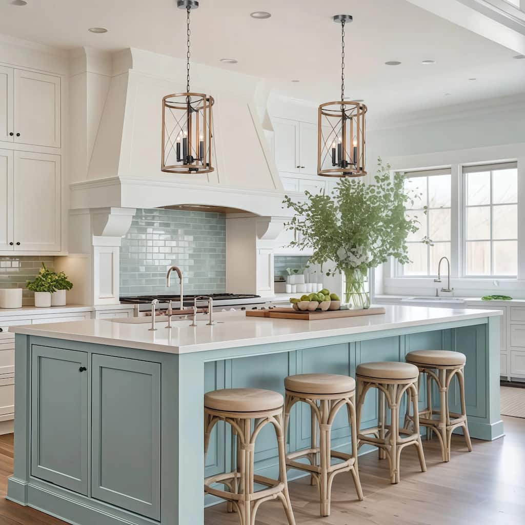 Modern Farmhouse 3-Light Chandelier Foyer Pendant Island Light for Dining Room