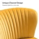 preview thumbnail 6 of 114, HULALA HOME Monica Modern Velvet Curved Tufted Back Loveseat with Metal Tapered Legs