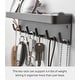 preview thumbnail 6 of 6, Yamazaki Home Magnetic Key Rack, Steel, Holds 4.4 lbs - L 1.77 x W 9.65 x H 2.36 inches