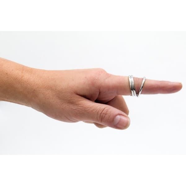AFH swan neck ring splint, stainless steel, circumference 50mm AFH swan neck ring splint, stainless steel, circumference 50mm