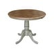 preview thumbnail 13 of 16, 36" Round Extension Dining Table With 4 San Remo Chairs