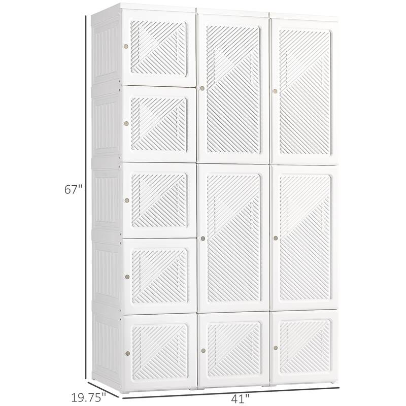HOMCOM Portable Wardrobe Closet
