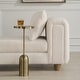 preview thumbnail 2 of 2, Uttermost Pascal Brass Drink Table - 24.25'' H X 10.25'' W X 10.25'' D