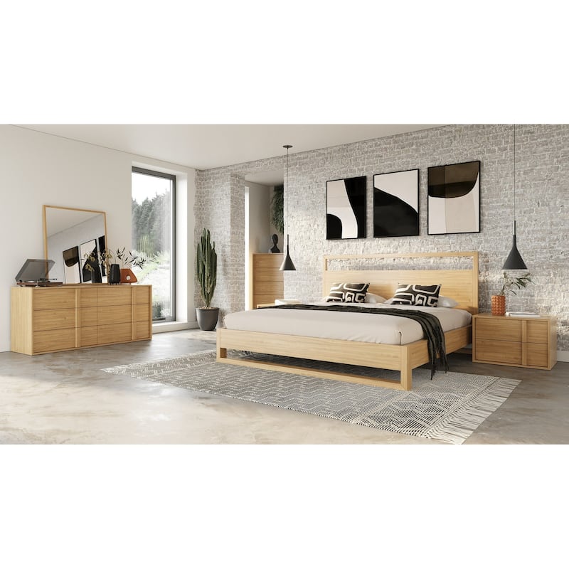 Nova Domus Berlin Modern Natural Oak Bed