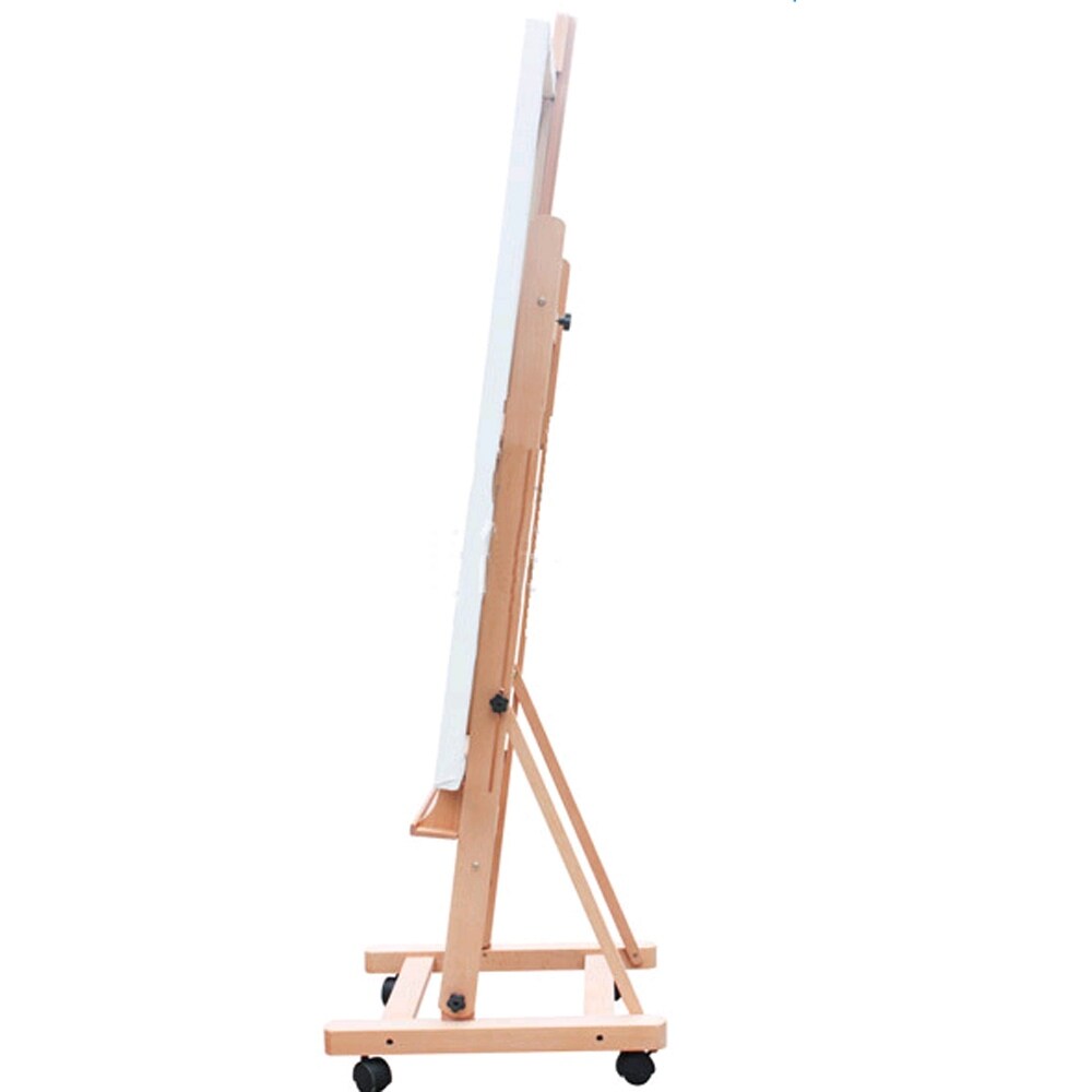 Choice 23 x 62 Adjustable Black Wood Easel