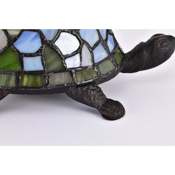 Tiffany style Turtle Accent Lamp