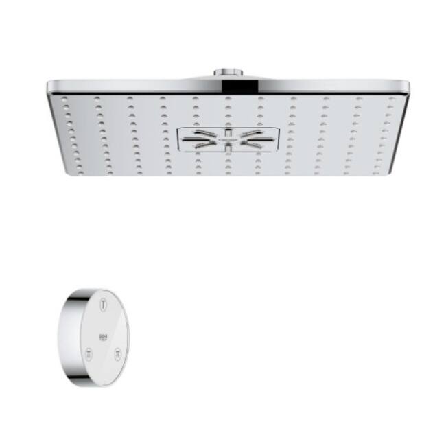 Grohe Rainshower 1.75 GPM Multi Function Shower Head with SmartConnect