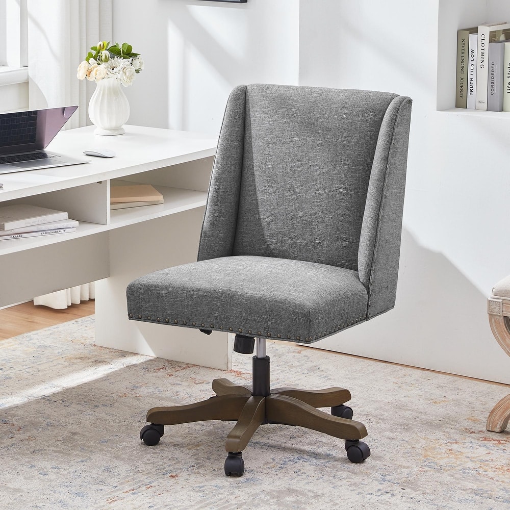 Huimo Home Office Desk Chair with Wheels, 360° Swivel