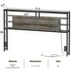 preview thumbnail 82 of 82, Headboards with Storage Shelves, Head Board with Power Outlet and LED Light for Bed Frame