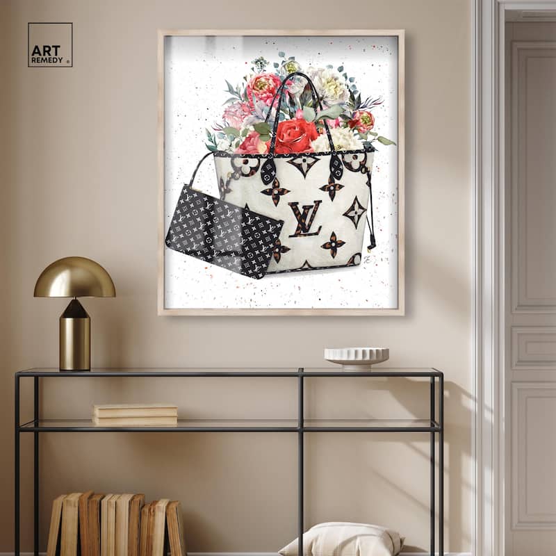 Floral Summer Bag Shadowbox by Art Remedy