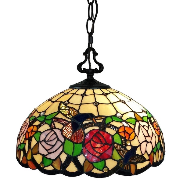 Home Room Christmas Decor Lamp Glass Mosaic Ceiling Fixtures Light Pendant Lamps 