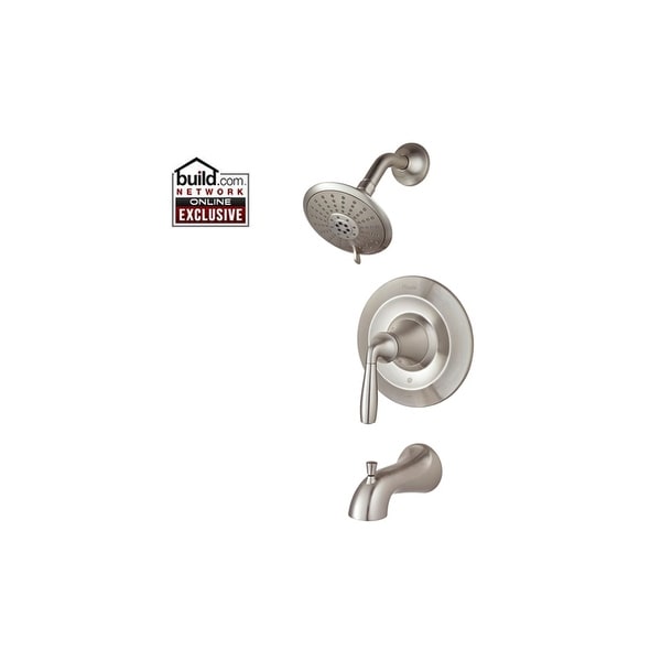 Pfister G89-8TR Iyla Tub and Shower Trim Package with Multi-Function Shower Head - Polished Chrome
