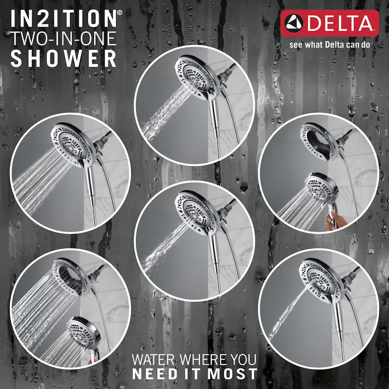 Delta 75687D Universal Showering 2.5 GPM Multi Function Shower Head