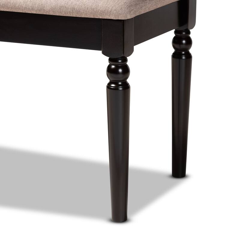 Giovanni Modern and Contemporary Wood Dining Bench