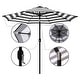 preview thumbnail 3 of 7, Maypex 9-foot Solar Led Lighted Patio Umbrella