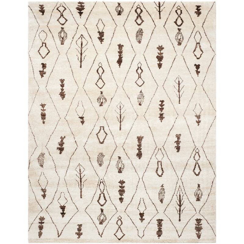 SAFAVIEH Couture Handmade Moroccan Gulan Modern Viscose Rug