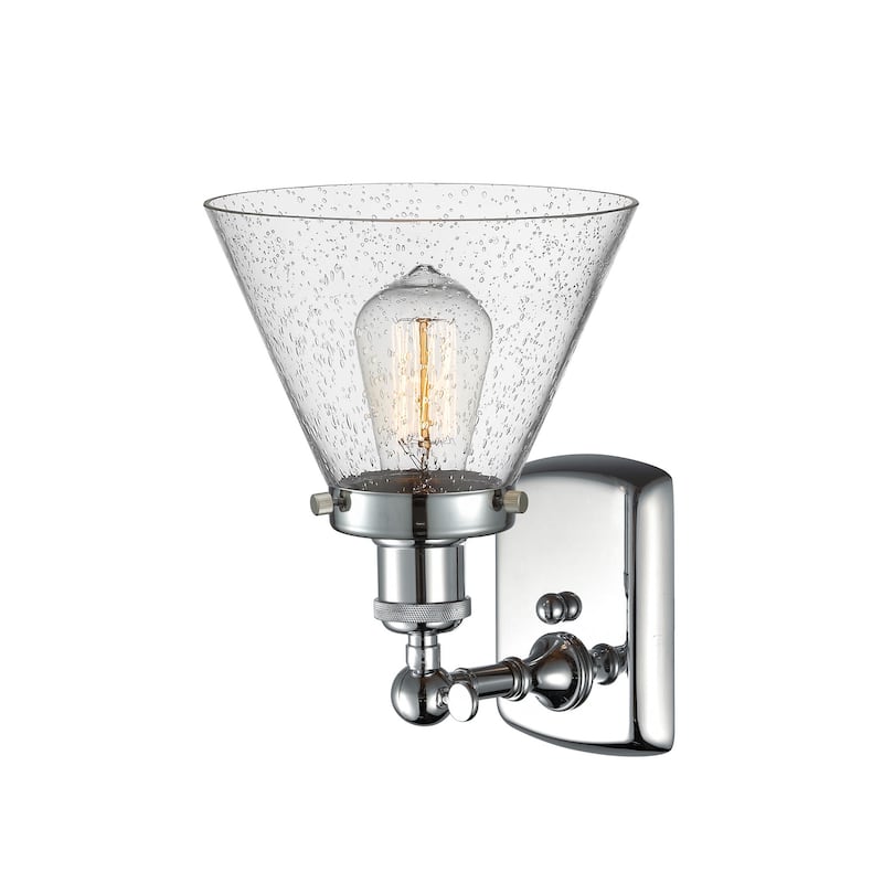 Innovations Lighting Large Cone 8" Wide Bathroom Sconce